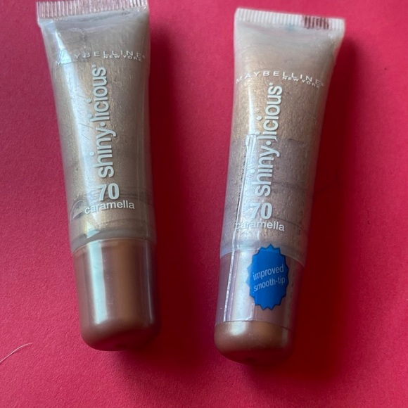 2 Maybelline Shiny-licious Lip Gloss - Caramella 70